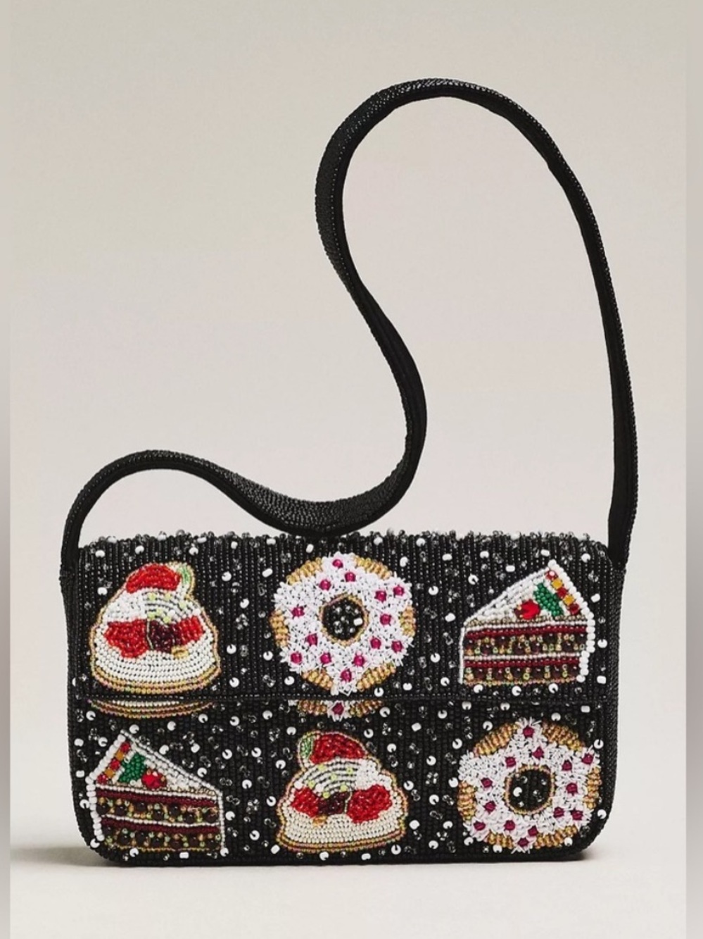 Anthropologie The Fiona Beaded Bag: Winter Icon Edition- Holiday Desserts